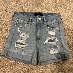 Aeropostale Jean Shorts - Size 2 - High Rise Curvy - 3”